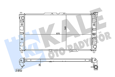 SU RADYATÖRÜ AL/PL/BRZ MAZDA 323 F V 1.5 16V 94-98 