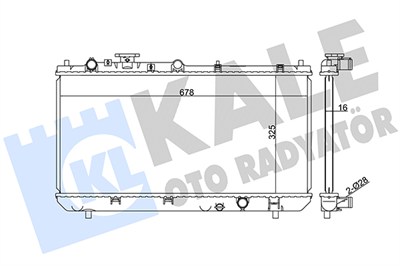 SU RADYATÖRÜ AL/PL/BRZ MAZDA 323 F VI 