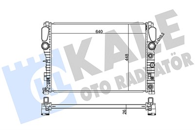 SU RADYATÖRÜ AL/PL/BRZ MERCEDES-BENZ CLS SERİSİ C219 04-10, E SERİSİ W211 02-08 