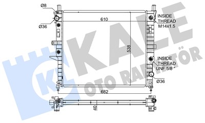 SU RADYATÖRÜ AL/PL/BRZ MERCEDES-BENZ ML 230-ML 350-ML 430-ML 500-ML 55 AMG 