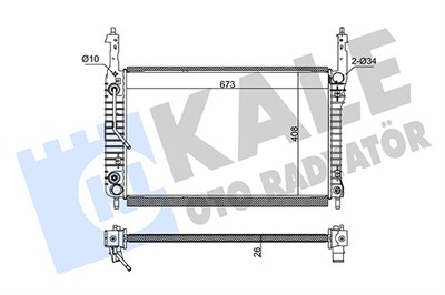 SU RADYATÖRÜ AL/PL/BRZ OPEL ANTARA, CHEVROLET CAPTIVA 2.0 CDTI06=>
