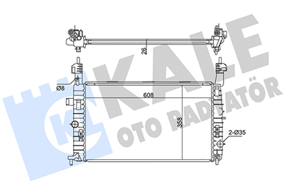 SU RADYATÖRÜ AL/PL/BRZ OPEL MERIVA A MPV 1.7 CDTI 06-10 