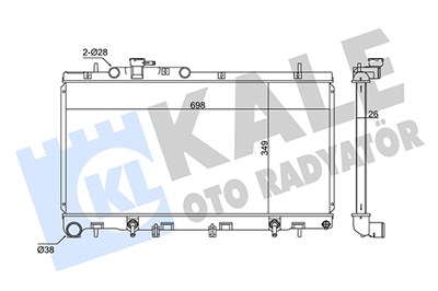 SU RADYATÖRÜ AL/PL/BRZ SUBARU OUTBACK 3.0 H6 AWD 00-03 