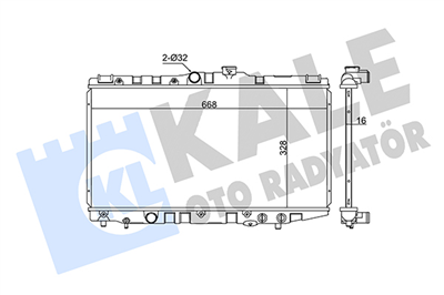 SU RADYATÖRÜ AL/PL/BRZ TOYOTA COROLLA E9 1.6 87-92 