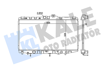SU RADYATÖRÜ AL/PL/BRZ TOYOTA COROLLA E9 1.6 87-92 