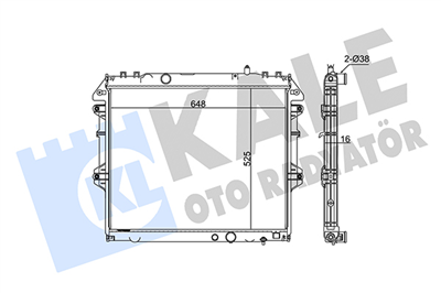 SU RADYATÖRÜ AL/PL/BRZ TOYOTA HILUX III2.5 TD 06=>