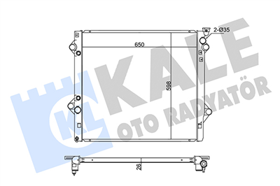 SU RADYATÖRÜ AL/PL/BRZ TOYOTA LAND CRUISER PRADO 4.0 02-10 