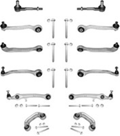 SÜSPANSİYON SETİ AUDI A6 1.8/2.0/2.4/2.8 97-05, A6 AVANT 1.9/2.5/3.0 97-05, SKODA SUPER B I 1.8/2.0/2.8 01-08, VW PASSAT 1.6/1.8/2.0 00-05