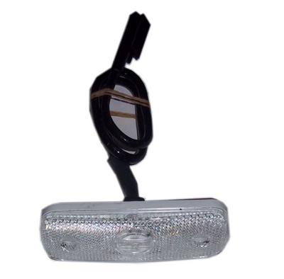TEK LEDLİ DORSE ÖN POZİSYON LAMBASI BEYAZ 500 mm İĞNELİ TESİSAT