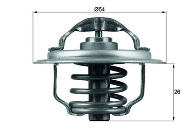 TERMOSTAT 87C GOLF V-VI-PLUS-JETTA III-PASSAT-TIGUAN-A3-A6-LEON 2.0TDI BMA BKP BKP-BKD-CBAB-CBDA