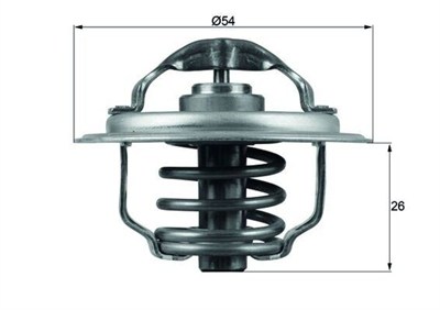 TERMOSTAT 87C GOLF V-VI-PLUS-JETTA III-PASSAT-TIGUAN-A3-A6-LEON 2.0TDI BMA BKP BKP-BKD-CBAB-CBDA