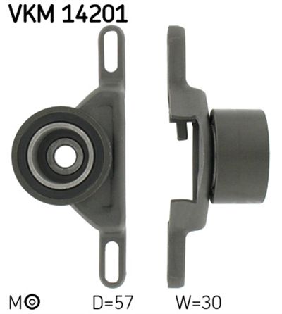 TRİGER GERGİ RULMANI 57X30 FORD ESCORT III 1.6 80-85, 1.6 I 85-85, 1.6 XR3I 82-85, IV 1.4 86-90, 1.6 89-90, 1.6 I 86-90, 1.6 XR3I 86-89, V 1.4 90-95, 1.6 90-92, 1.6 I 16V 92-95, VI 1.4 95-00, FIESTA I 1.6 XR2 82-83, II 1.4 83-87, II 1.4 85-89, 1.6 XR