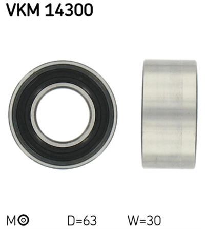 TRİGER GERGİ RULMANI 63X30 FORD TRANSIT 2.4 D 77-86, 2.4 D 77-85 