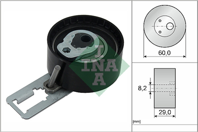 TRİGER GERGİ RULMANI CITROEN BERLINGO 1.6 09-10, PEUGEOT 207 1.4 06-15, 208 I 1.6 12 =>, FORD FOCUS III 1.6 10 => 