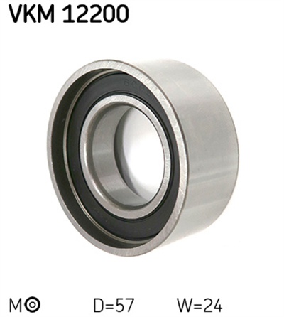 TRİGER GERGİ RULMANI KÜÇÜK 57X24 PEUGEOT EXPERT 1.6 96-00, J5 2.5 D 90-94, 2.5 TD 90-94, CITROEN CX, JUMPY 1.6 95-00, C25 2.5 D 85-94, FIAT DOBLO MPV 1.2 01=>, FIORINO 1.3 87-93, PALIO 1.0 96-03, 1.1 97-03, 1.2 98=>, 1.3 00-03, 1.4 96-02, PANDA 1.0 8