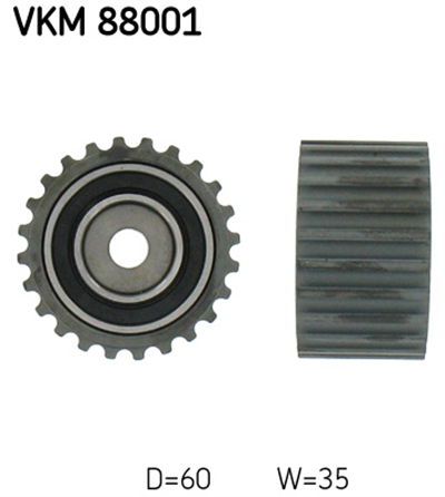 TRIGER GERGI RULMANI ( SUBARUFORESTER 2.0 2.598-13 IMPREZA 1.5 1.6 92-07 ) 