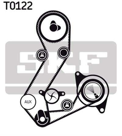 TRİGER SETİ 116X22MM FORD ESCORT VI 1.8 TD 95-98, FIESTA IV 1.8 D 95-00, MONDEO II 1.8 TD 96-00