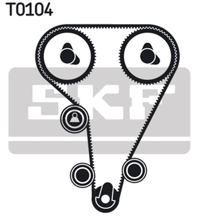 TRİGER SETİ 131X25MM FORD ESCORT V 1.8 16V XR3I 92-95, VI 1.6 16V 95-98, 1.8 16V 95-98, FIESTA III 1.6 I 16V 94-95, 1.8 16V 92-95, ORION III 1.6 I 16V 92-93
