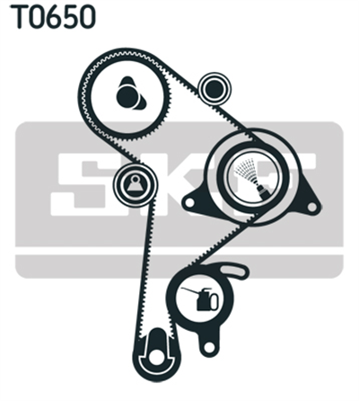 TRİGER SETİ 137X25MM AUDI 80 B4 1.9 TDI 91-94, VOLKSWAGEN GOLF III 1.9 TDI 93-97, PASSAT B3/B4 1.9 TDI 93-96, VENTO 1.9 TDI 93-98, SEAT TOLEDO I 1.9 TDI 95-99