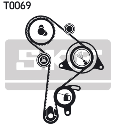 TRİGER SETİ 137X25MM VOLKSWAGEN CADDY II MPV 1.9 D 95-04, GOLF III 1.9 D 91-97, 1.9 TD,GTD 91-97, PASSAT B3/B4 1.9 TD 91-96, VENTO 1.9 TD 91-98, TRANSPORTER IV 1.9 D 90-95, 1.9 TD 92-03