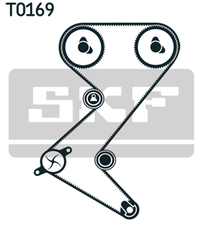 TRİGER SETİ 153X25MM PEUGEOT 407 1.8 04-05, 1.8 16V 05-10, 2.0 04-05, 2.2 04-06, 2.2 04-06, 2.2 16V 05-10, 607 2.2 16V 00-10, 806 2.0 16V 00-02, 2.0 02=>, CITROEN C4 I 2.0 I 16V 04-07, C5 I 1.8 16V 01-04, 2.0 16V 01-04, FIAT 