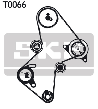 TRİGER SETİ 153X25MM RENAULT MEGANE I 1.9 DT 96-03, EXPREXX .6 D 93-95, R19 I 1.9 D 88-92, 1.9 DT 90-92, II 1.9 D 92-95, R21 1.9 D 89-94, VOLVO