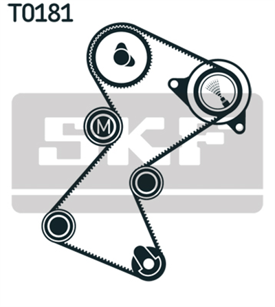 TRİGER SETİ 153X26MM RENAULT CLIO II 1.9 DTI 99-05, KANGOO 1.9 DTI 00=>, 1.9 DCI 4X4 01=>, LAGUNA I 1.9 DTI 97-01, MEGANE I 1.9 DTI 01-03, SCENIC I MPV 1.9 DTI 99-03, MASTER II 1.9 DTI 00=> 