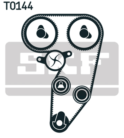 TRİGER SETİ 163X24MM ALFA ROMEO 145 1.4 I.E. 16V T.S. 96-01, 146 1.4 I.E. 16V T.S. 96-01, 147 1.6 16V T.SPARK 01-10, 156 1.6 16V T.SPARK 97-05 