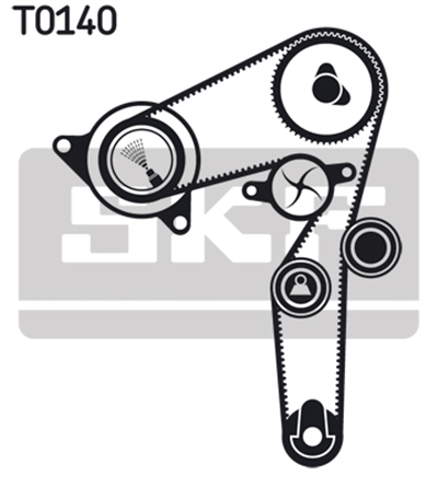 TRİGER SETİ 190X24MM FIAT BRAVA 1.9 JTD 00-01, BRAVO 1.9 JTD 98-01, DOBLO MPV 1.9 01=>, MAREA 1.9 JTD 00-02, STILO 1.9 JTD 01-06