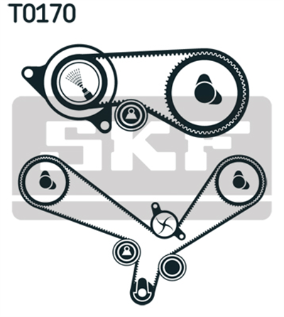 TRİGER SETİ 207X30MM VOLKSWAGEN PASSAT B5.5 2.5 TDI 00-05, AUDI A4 B5 2.5 TDI 97-02, SKODA SUPERB I 2.5 TDI 01-08