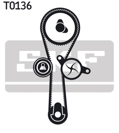 TRİGER SETİ 87X17MM RENAULT CLIO I 1.2 8V D7F 96-98, CLIO II, KANGOO I 1.2 8V D7F 98=>, TWINGO I 1.2 8V D7F 96-07, TWINGO II 1.2 8V D7F 07=> 