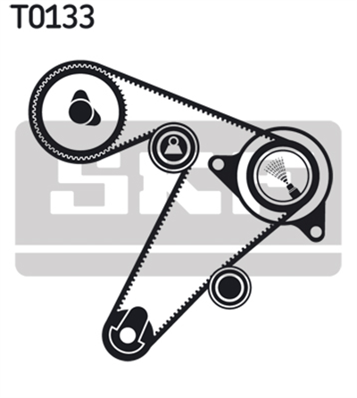 TRİGER SETİ + DEVİRDAİM 163X25MM RENAULT ESPACE III 2.2 12 TD 96-00, LAGUNA I 2.2 D 93-01 , 2.2 DT 96-01, SAFRANE II 2.2 DT 96-00
