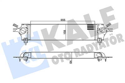 TURBO RADYATÖRÜ (INTERCOOLER) AL/PL/BRZ NISSAN QASHQAI 1.5-2.0 DCI 07-13 