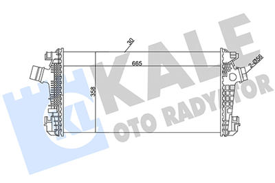 TURBO RADYATÖRÜ (INTERCOOLER) AL/PL/BRZ OPEL ASTRA J, ASTRA J GTC, CASCADA, ZAFIRA, INSIGNIA, CRUZE 1.7-2.0 CDTI 