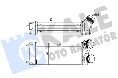 TURBO RADYATÖRÜ (INTERCOOLER) AL/PL/BRZ PEUGEOT 308, 3008, 5008, CITROEN C4, C4 PICASSO, DS5, C4 II 