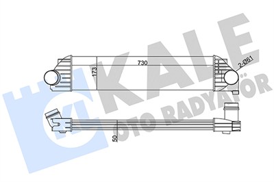 TURBO RADYATÖRÜ (INTERCOOLER) AL/PL/BRZ RENAULT MASTER III 2,3 DCI, MOVANO B 10=> 