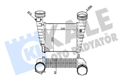 TURBO RADYATÖRÜ (INTERCOOLER) AL/PL/BRZ VOLKSWAGEN PASSAT 1.8T 20V 00-05 