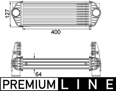 TURBO RADYATÖRÜ (INTERCOOLER) FORD TRANSIT CONNECT 1.8 TDCI 02-13 