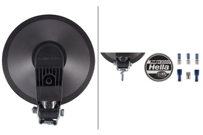 UZUN HUZME FAR 12V-24V H1-HALOJEN SOL-SAĞ SİYAH 222 