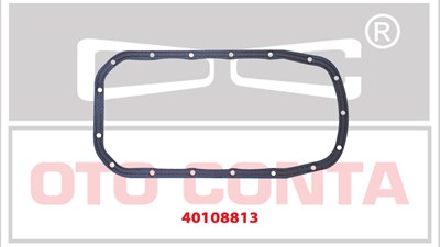 (x) KARTER CONTASI 1.00MM KLİNGRİT RENAULT TWINGO, CLIO, KANGO 1.2 CC 8V 