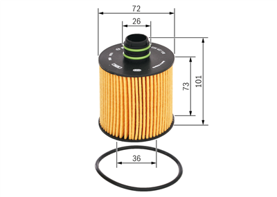 YAĞ FİLTRESİ FIATDOBLO MPV 1.6 D MJET 10=>, BRAVO II 1.6 D MJET 07-14, PUNTO EVO 1.6 D MJET 09-12