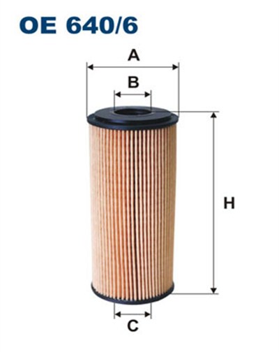 YAĞ FİLTRESİ MERCEDES A SERİSİ W168 98-04, B SERİSİ W245 05-11, VANEO 414 02-05 