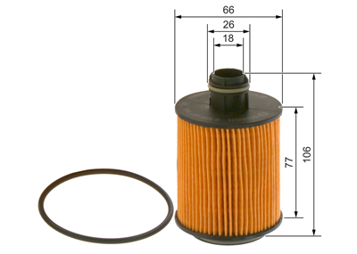 YAĞ FİLTRESİ OPEL ASTRA J 2.0 CDTI 09-15, INSIGNIA 2.0CDTI 08-17, ZAFIRATOURER C 2.0 CDTI 11=>, SAAB 9-5 2.0 TİD 10-12, 2.0 TTID 10-12