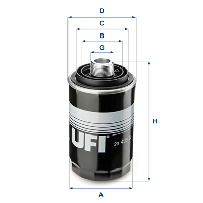 YAĞ FİLTRESİ VİDALI AUDI A3 1.8/2.0 04-12, SKODA OCTAVIA II 1.8/2.0 05-13, VW GOLF IV 1.8/2.0 09-13, JETTA IV 2.0 05-10, PASSAT 1.8/2.0 05-12, TRANSPORTER V 2.0 11-15 