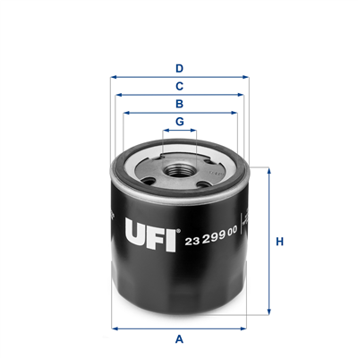 YAĞ FİLTRESİ VİDALI OPEL ASTRA F 1.7 94-98, ASTRA G 1.6/2.0 98-05, ASTRA H 1.6/2.0 04-10, VECTRA A 2.0 88-08, ZAFIRA B 1.6/2.0 05-12 