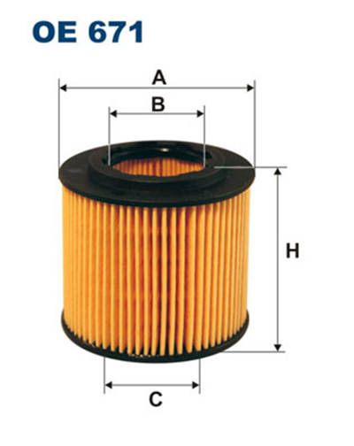 YAĞ FİLTRESİ VOLKSWAGEN FOX HB 1.2 05-11, POLO 1.2 02-09, SEAT CORDOBA 1.2 02-06, 1.2 12V 06-09, IBIZA III 1.2 02-08, 1.2 12V 06-09, IBIZA IV 1.2 08-15, SKODA FABIA I 1.2 01-08, 