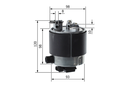 YAKIT FİLTRESİ DİZEL NISSANQASHQAI 1.5 DCI 07-13