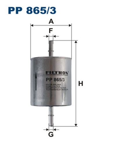 YAKIT FİLTRESİ FORD MONDEO III 1.8-2.0 16V 00-07, 2.5 V6 24V 00-07, 3.0 V6 24V 04-07, TRANSIT 2.3 16V RWD 06-14 