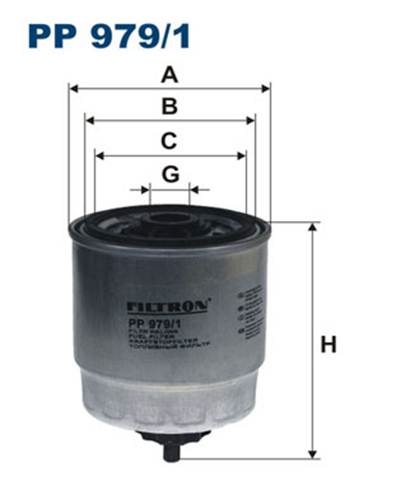 YAKIT FİLTRESİ HYUNDAI ACCENT II 1.5 CRDİ 02-05, GETZ 1.5 CRDİ 03-05, MATRIX 1.5 CRDİ 01-10 