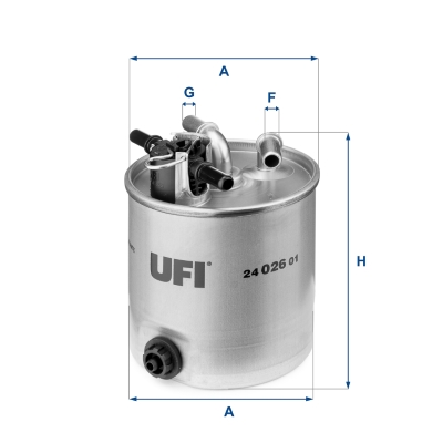 YAKIT FİLTRESİ NISSAN MURANO II 2.5 10-14, QASHQAI I 1.5/2.0 07-13, NV200 1.5 10 =>, RENAULT KOLEOS I 2.0 08 => 